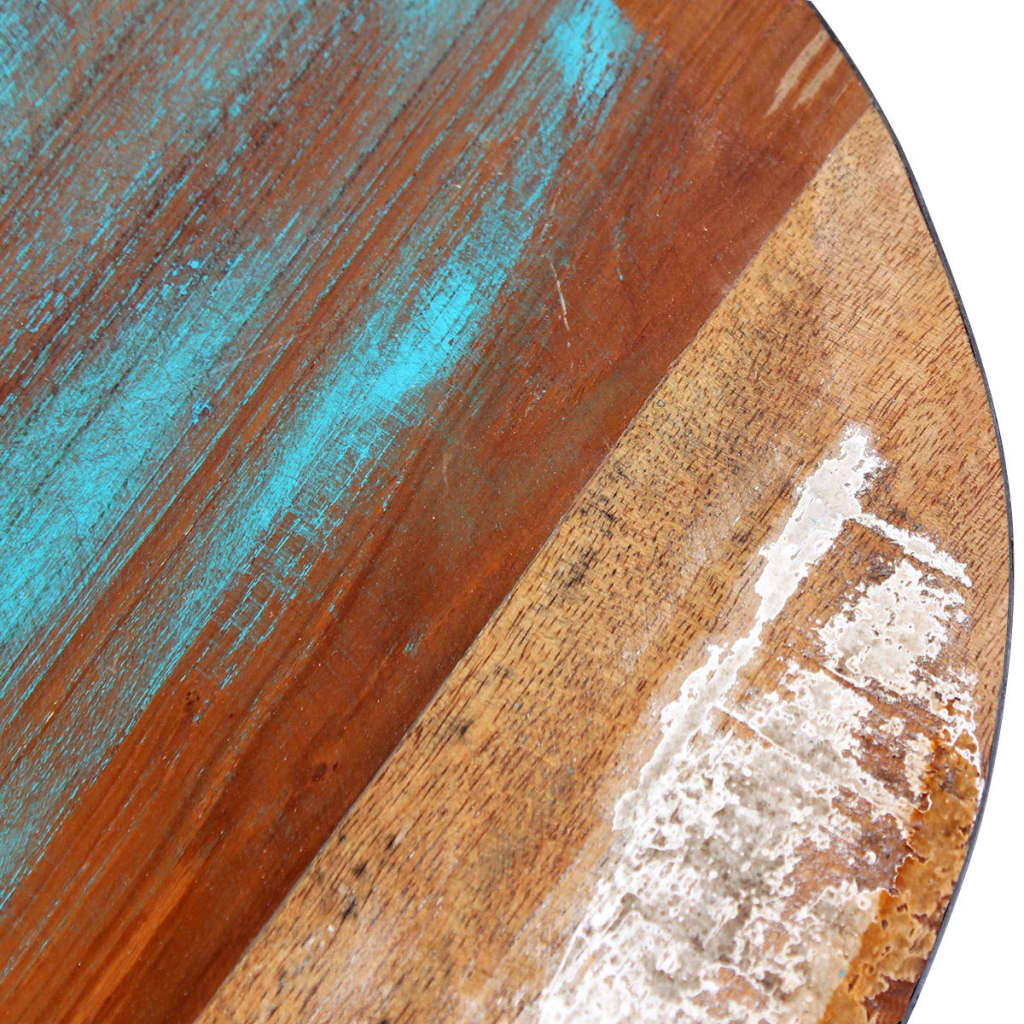 vidaXL Aviator Stool Solid Reclaimed Wood-4