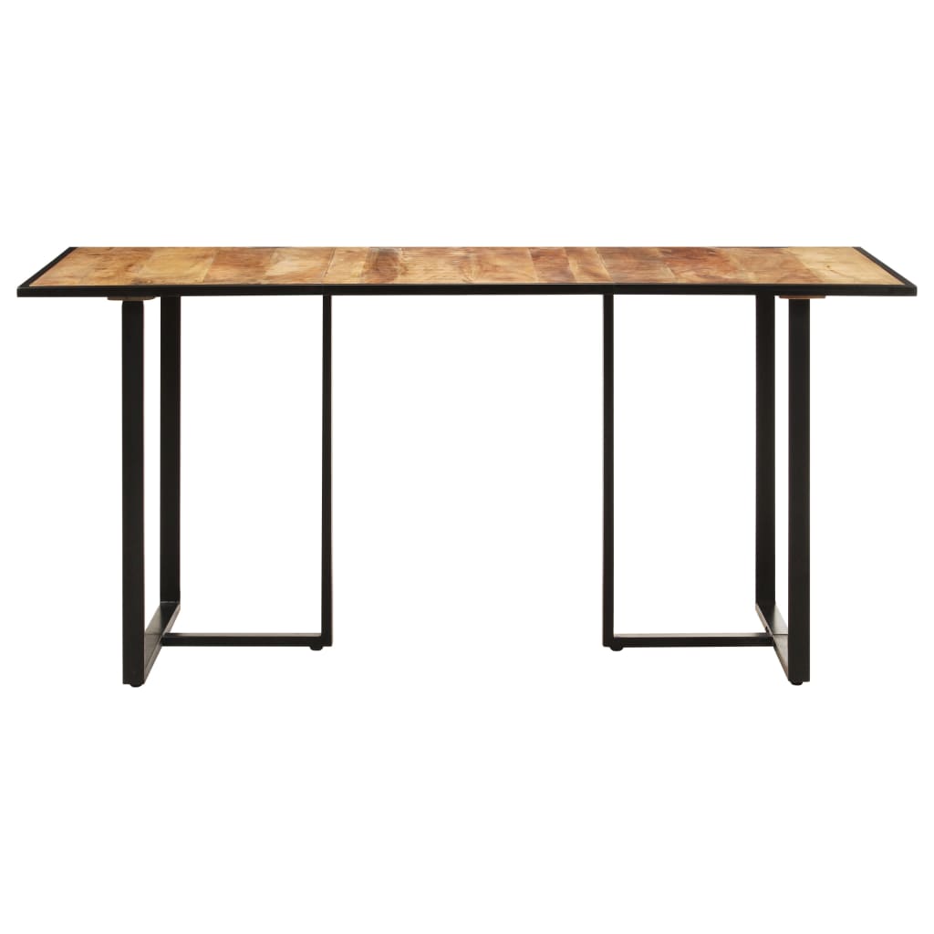 vidaXL Dining Table 78.7" Rough Mango Wood-1