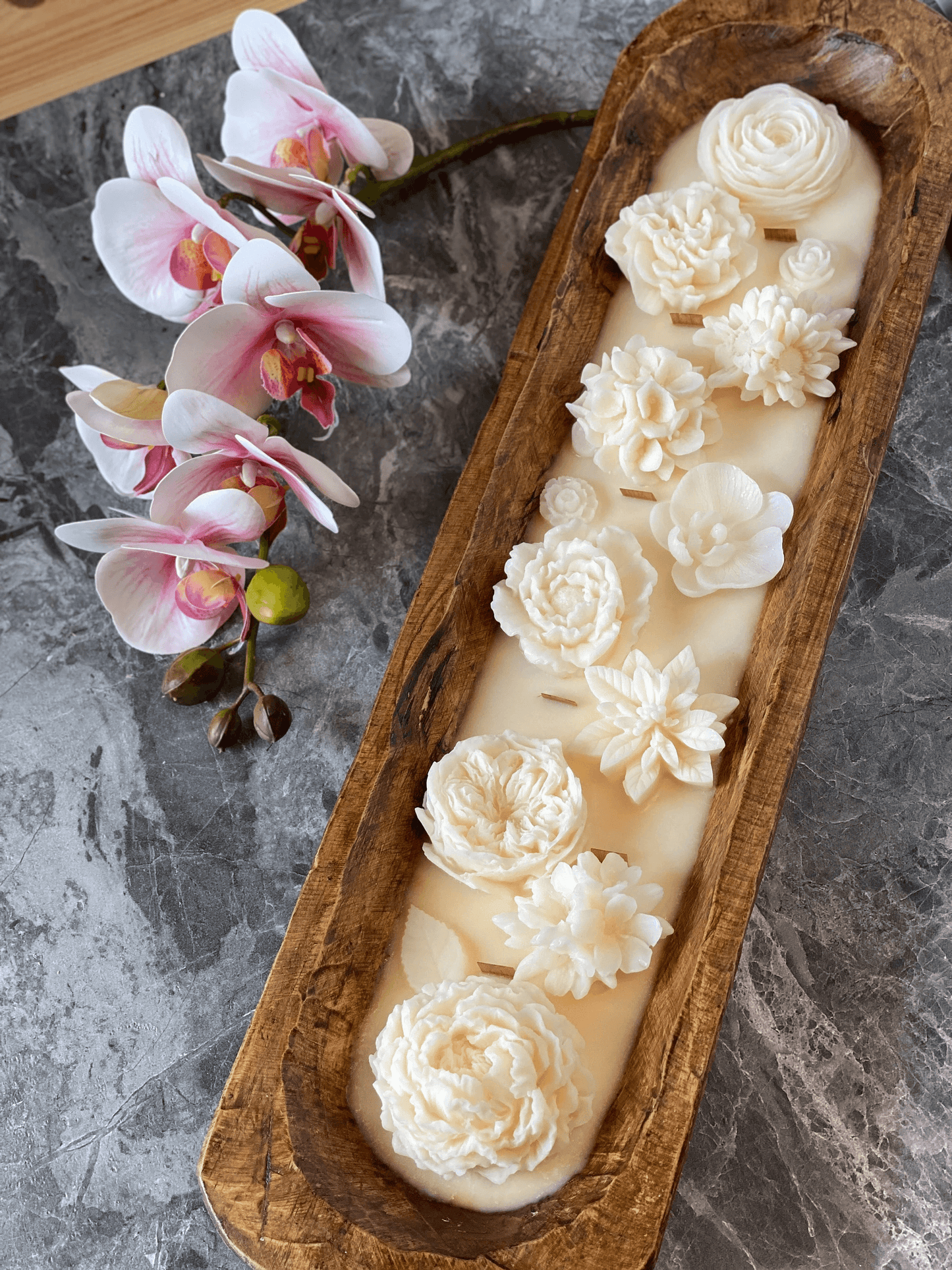 Four Seasons Garden• Luxurious Scented Dough Bowl Candle 26 Oz-0