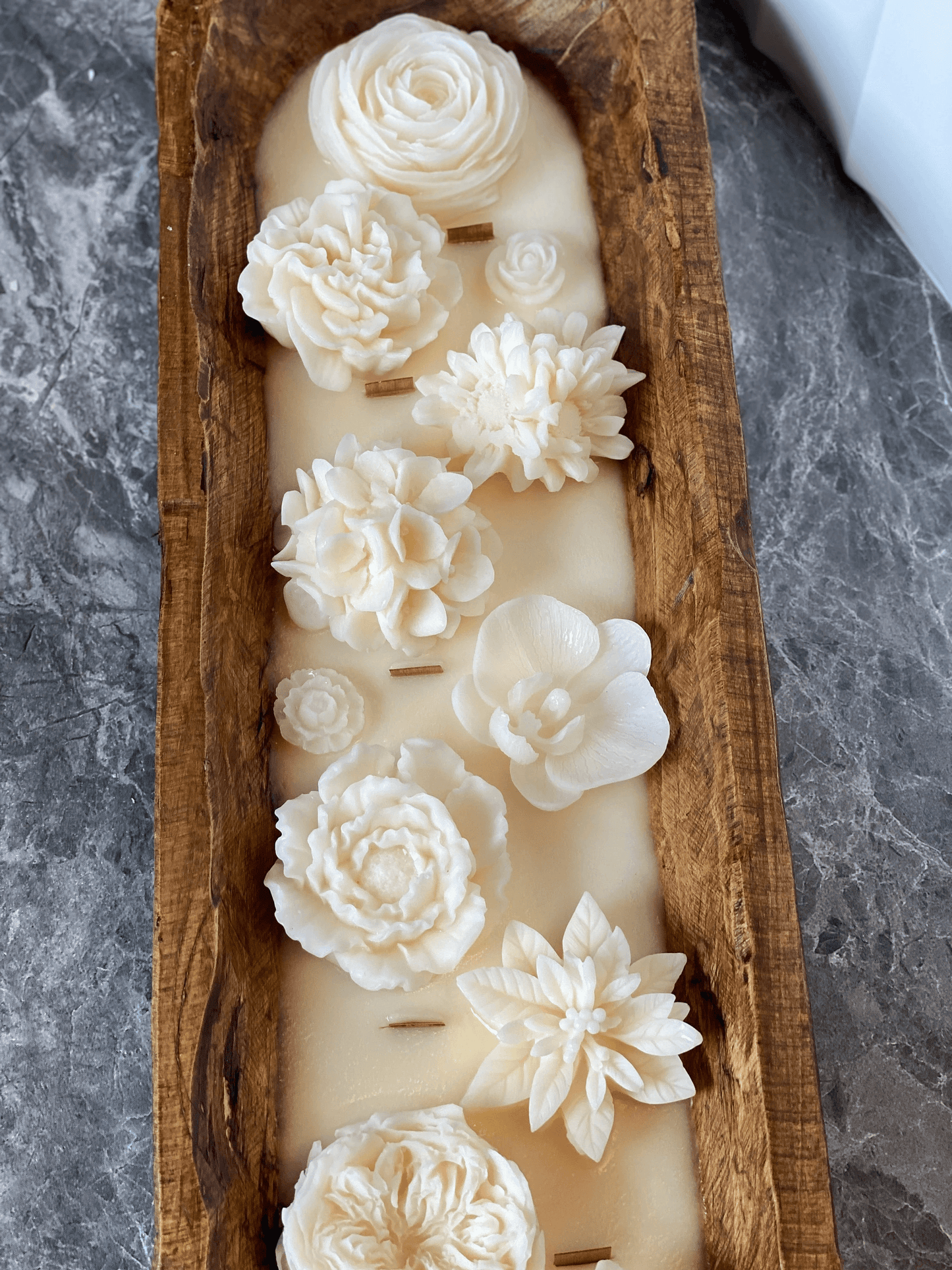 Four Seasons Garden• Luxurious Scented Dough Bowl Candle 26 Oz-1