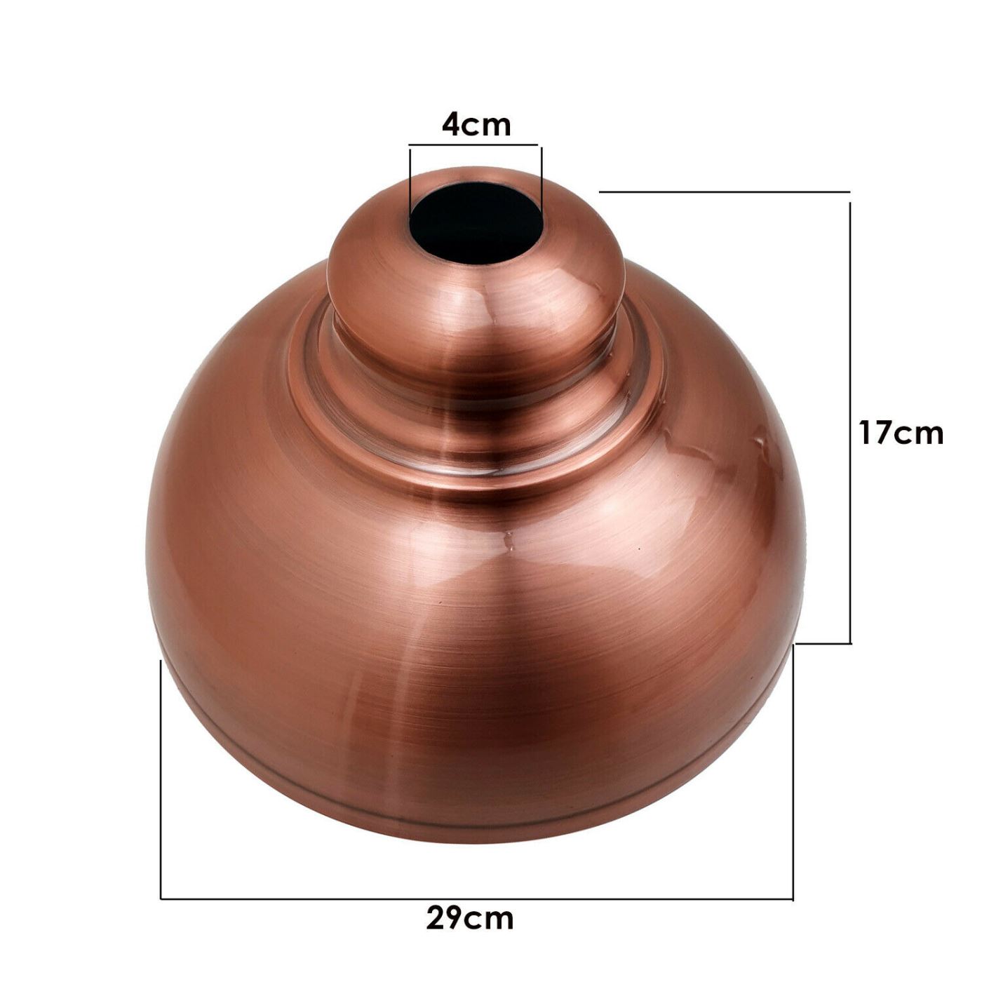 LEDSone Vintage Industrial Copper Pendant Lampshade Modern Metal Retro Style~2573-2