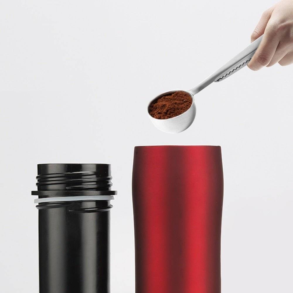 Stainless Steel Portable French Press | Fresh Coffee On the Go-4