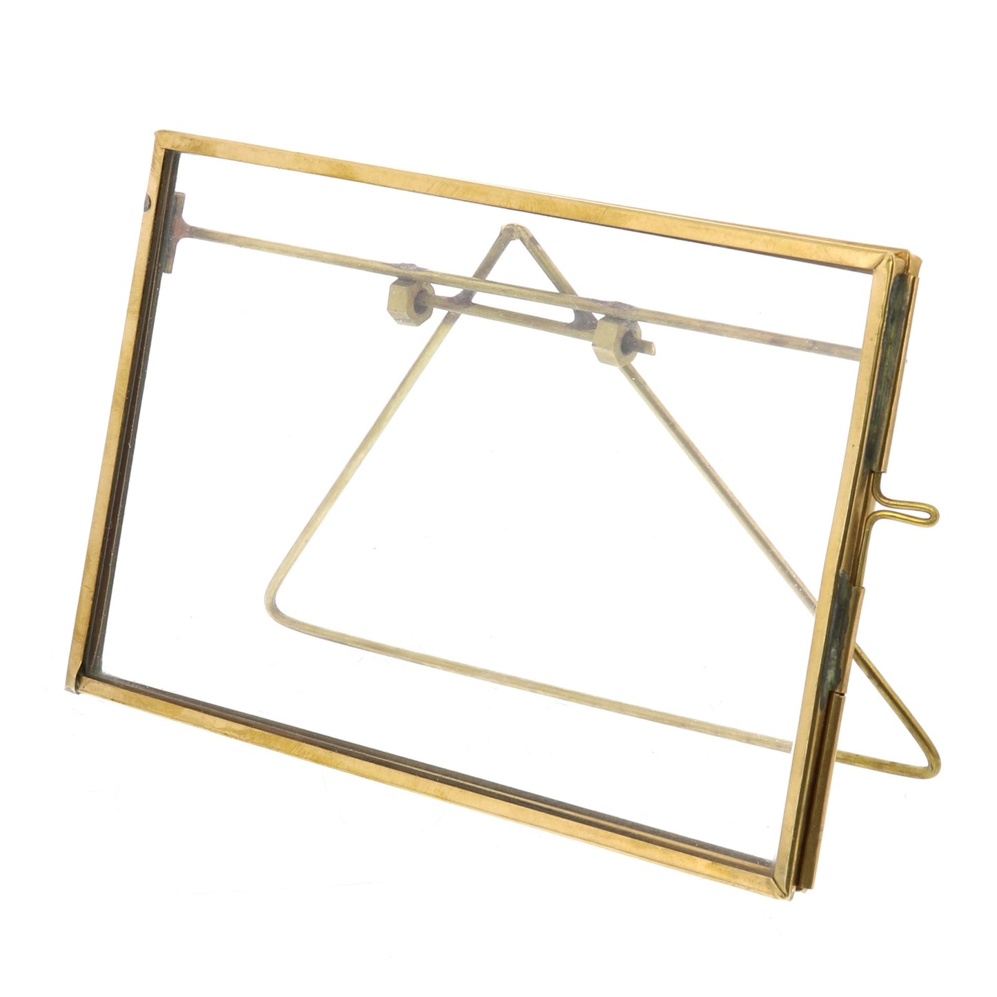 5" x 7" Gold Metal Tabletop Picture Frame-1
