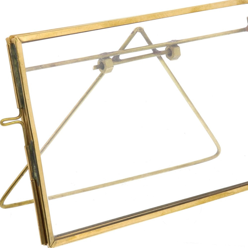 5" x 7" Gold Metal Tabletop Picture Frame-2