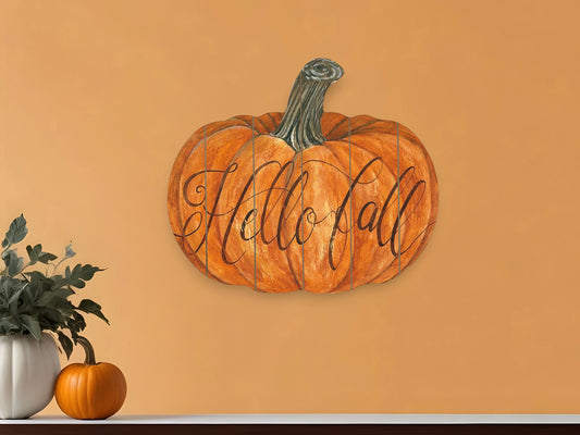 Hello Fall Unframed Print Wall Art-0