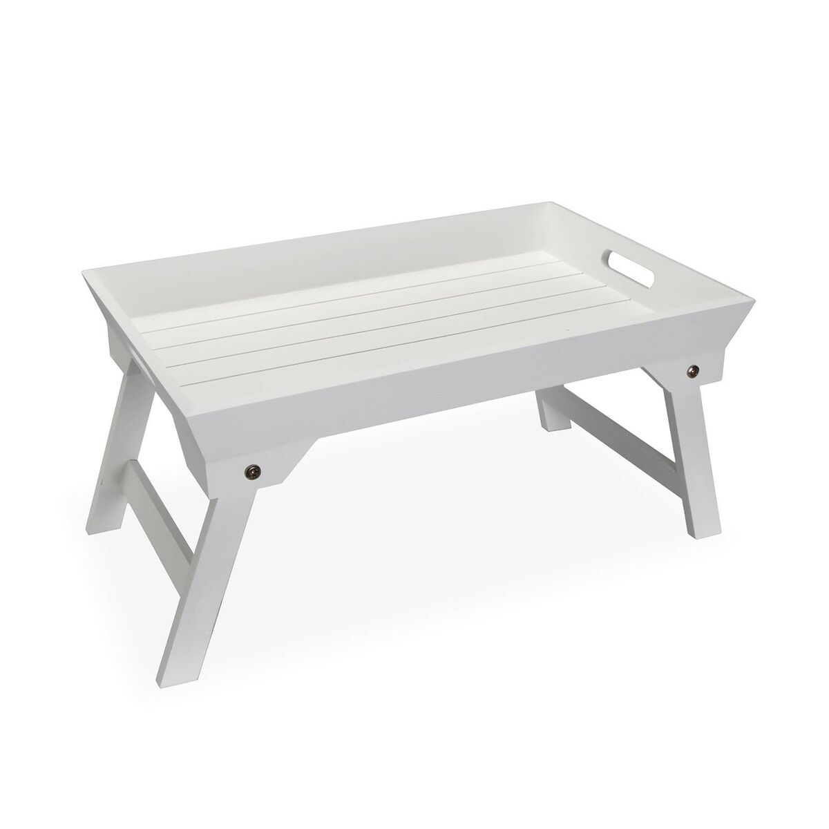 Set of trays Versa White MDF Wood 32 x 24 x 48 cm-3