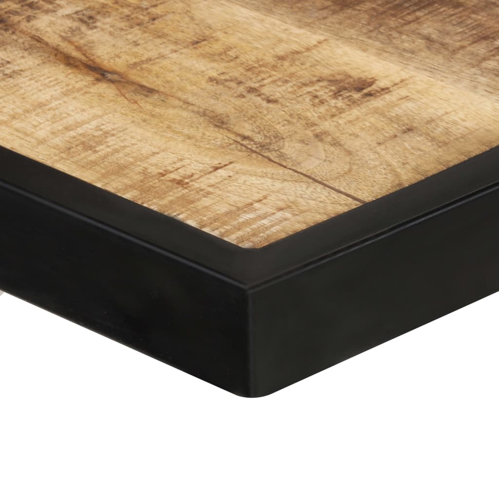 vidaXL Dining Table 78.7" Rough Mango Wood-4