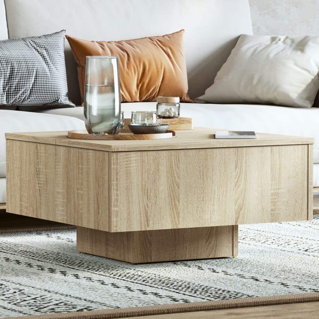 vidaXL Coffee Table Engineered Wood Home Accent Side End Table Multi Colors-10