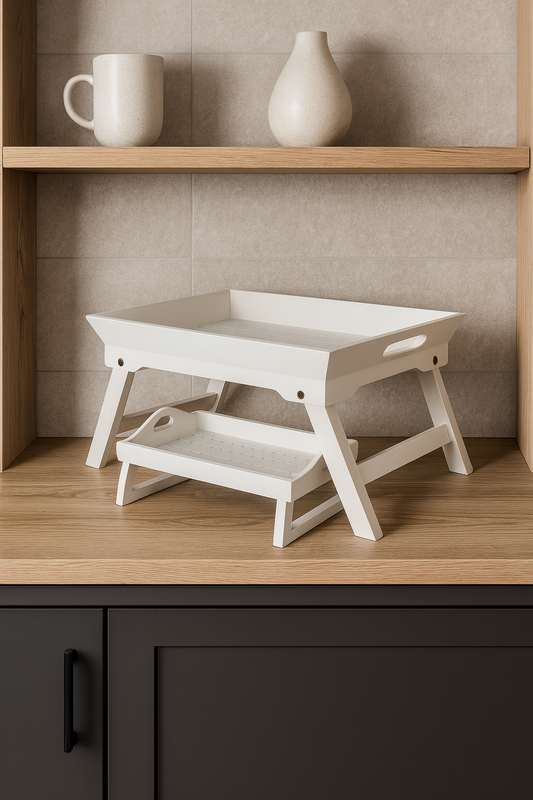Lumière White Tray Set – Scandinavian-Inspired Essentials
