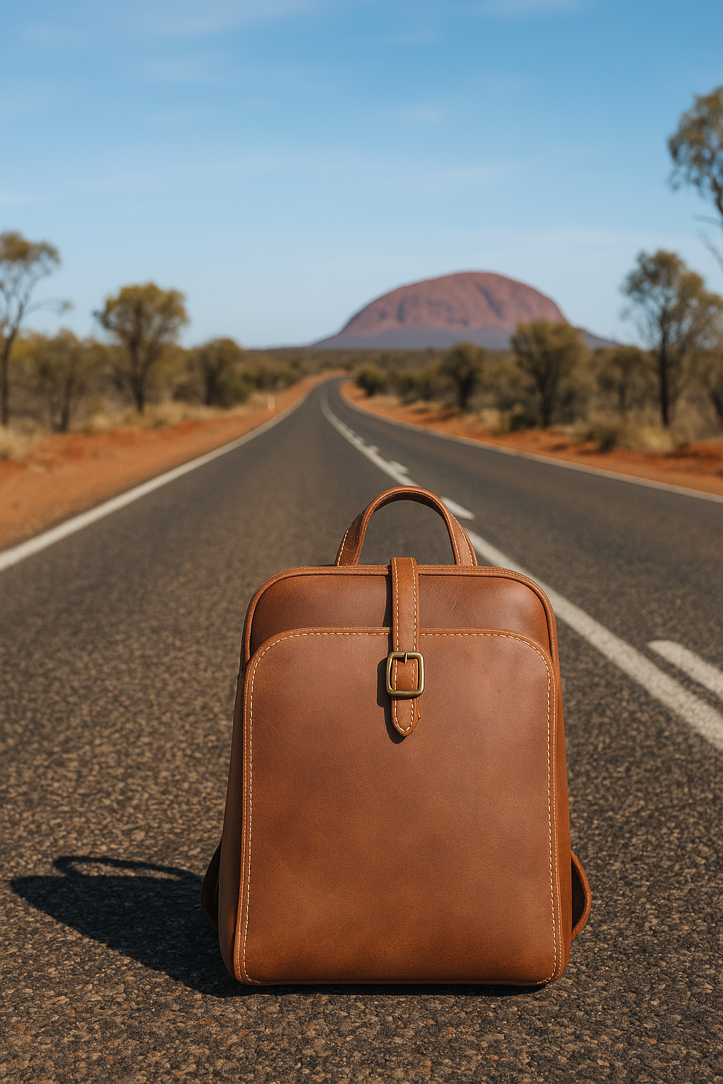 Sachi Petite Leather Backpack – Elegant Everyday Companion for Women