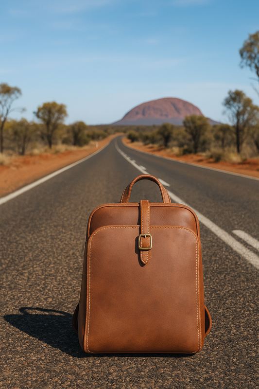 Sachi Petite Leather Backpack – Elegant Everyday Companion for Women