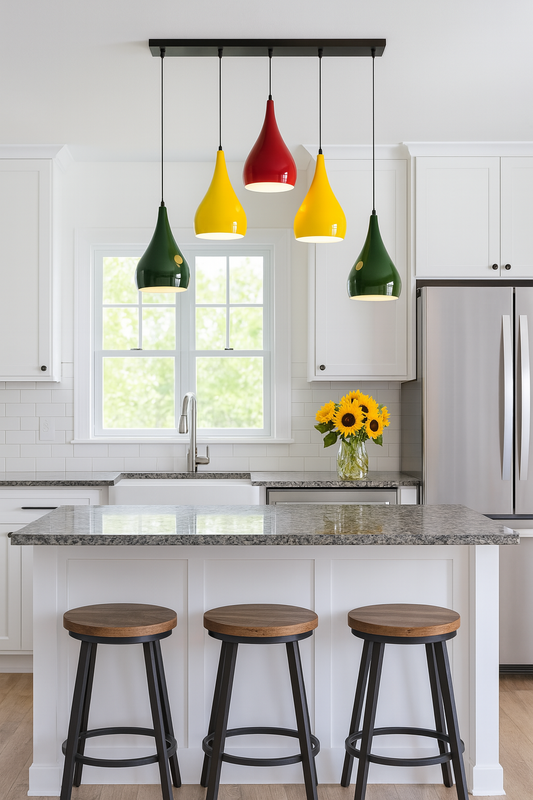 Retro 5 Pendant Lamp Vintage Metal