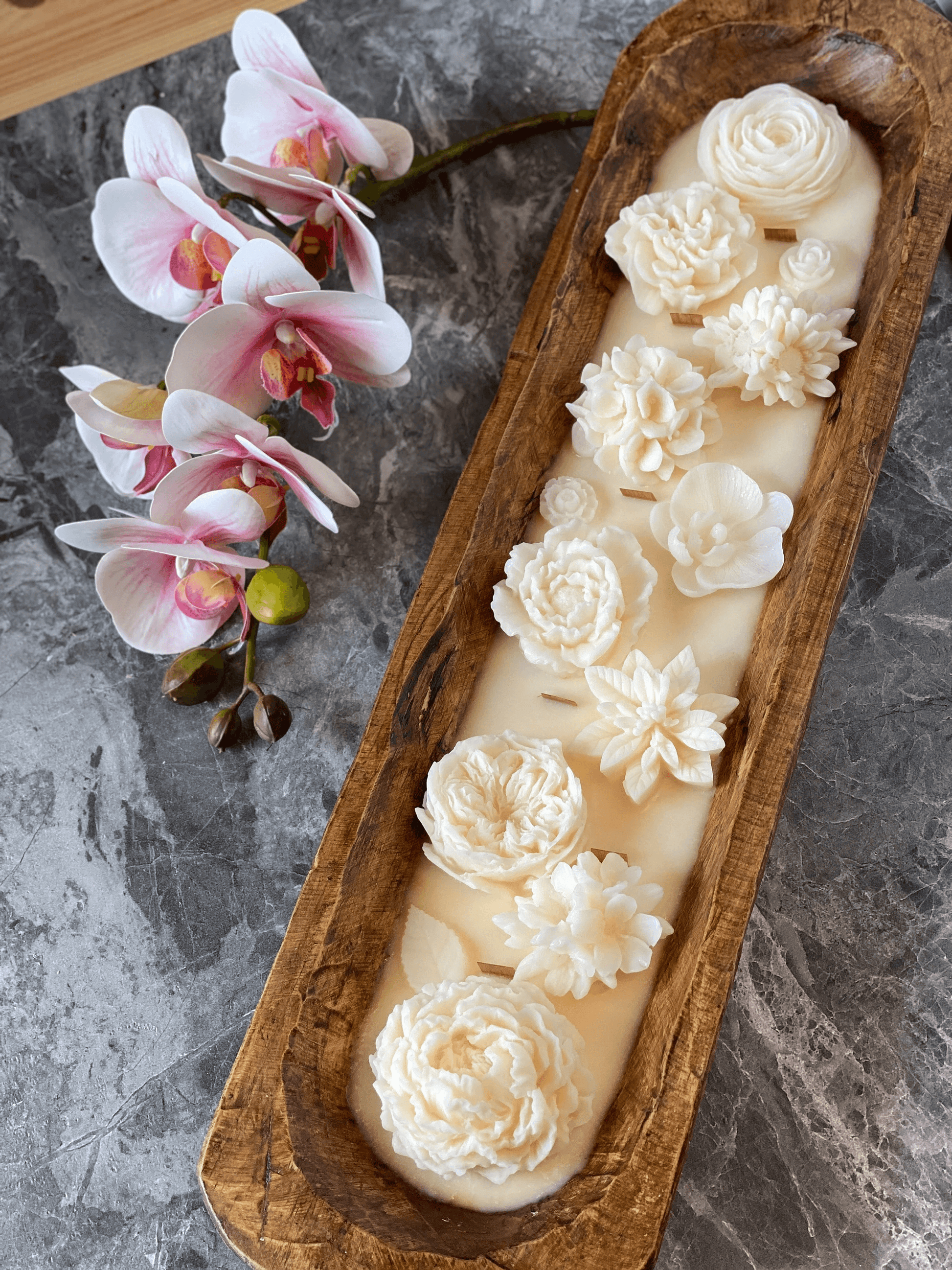 Four Seasons Garden• Luxurious Scented Dough Bowl Candle 26 Oz-0