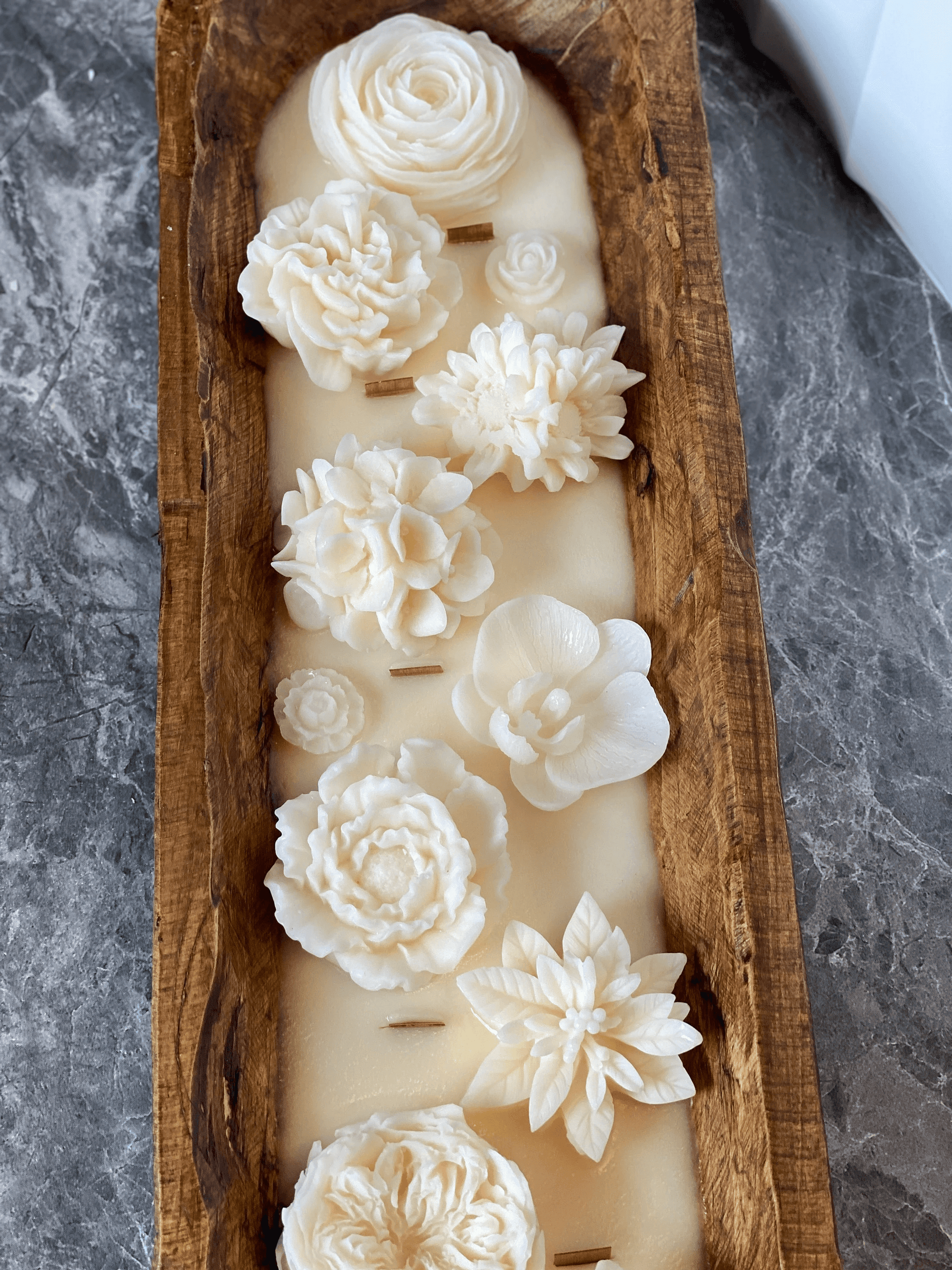 Four Seasons Garden• Luxurious Scented Dough Bowl Candle 26 Oz-1