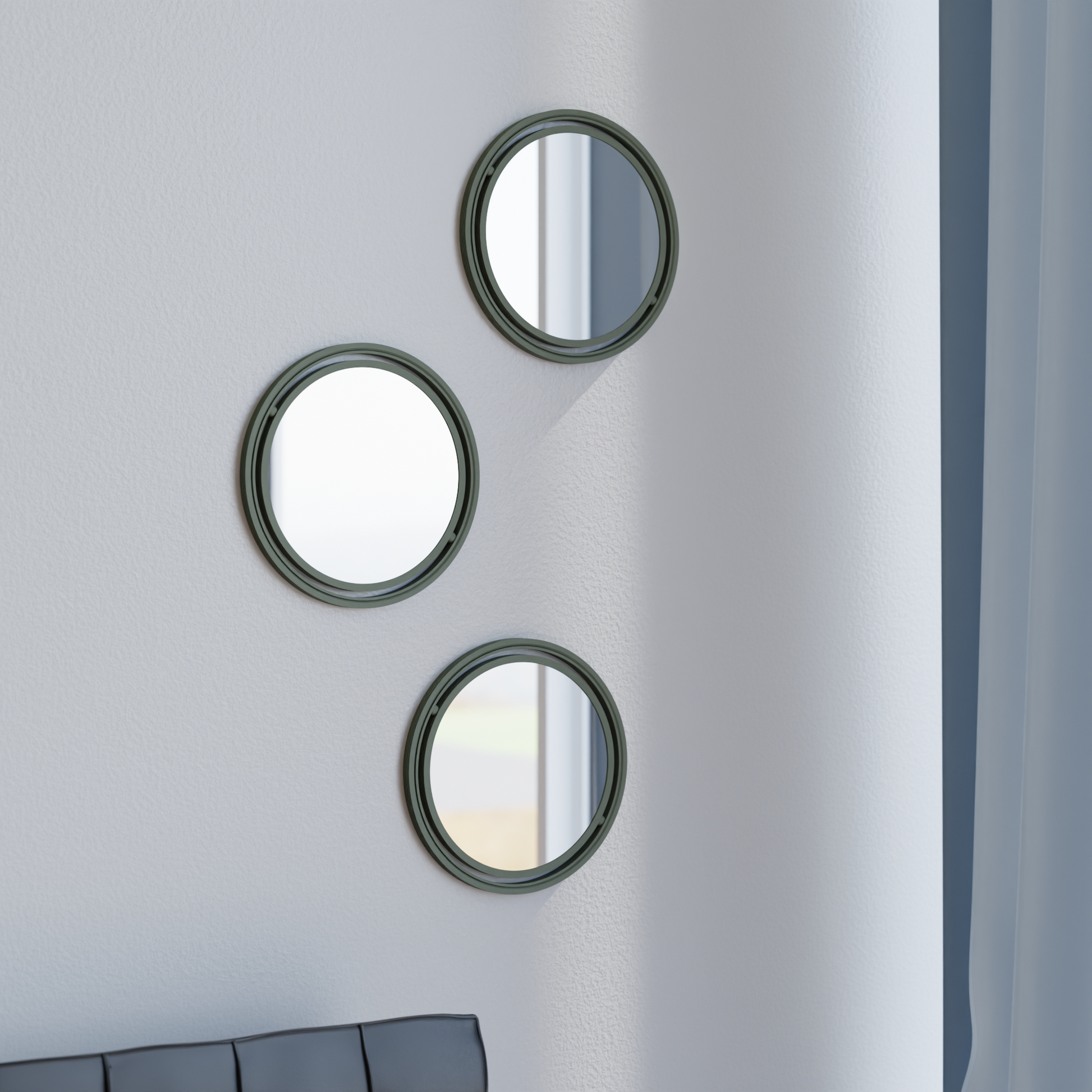SET OF 3 GLOBE Mirror-4