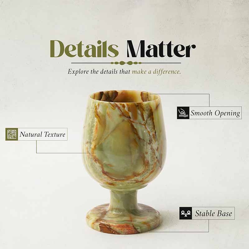 Natural Marble Bar Wine Glasses-4