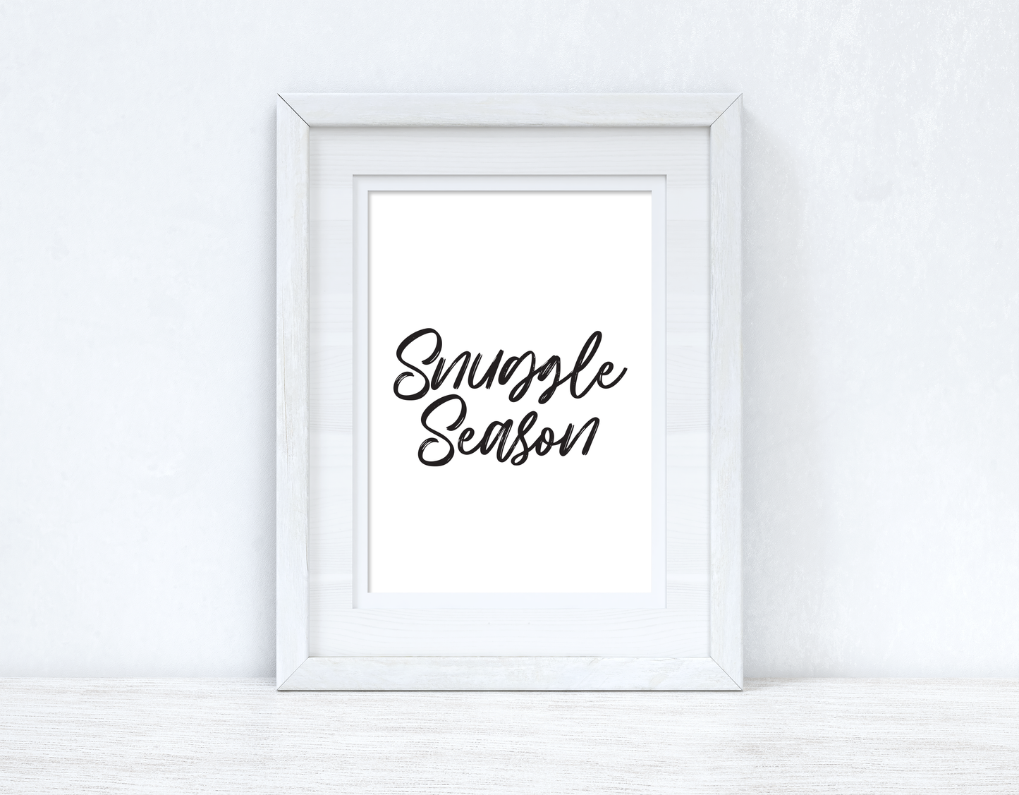 Snuggle Season Autumn Seasonal Wall Home Decor Print-0