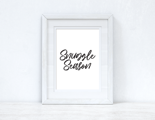 Snuggle Season Autumn Seasonal Wall Home Decor Print-0