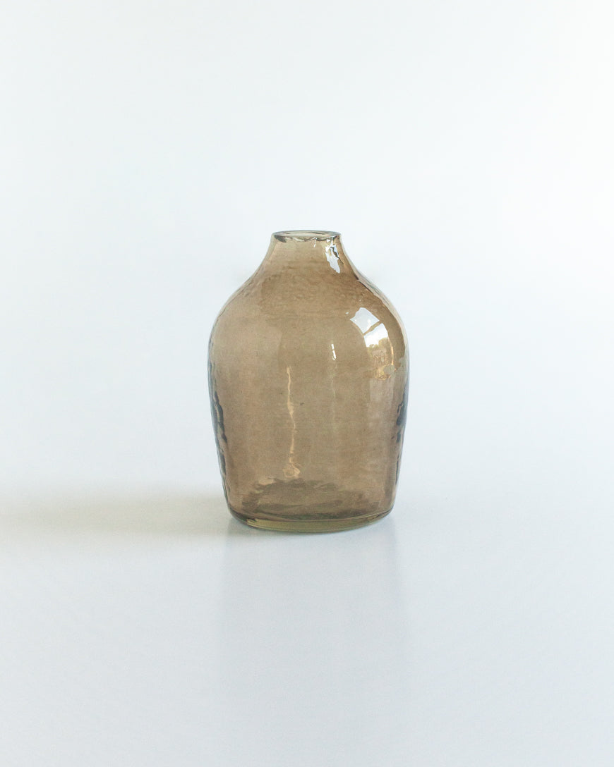 Haley Handblown Hammered Bud Vase-2