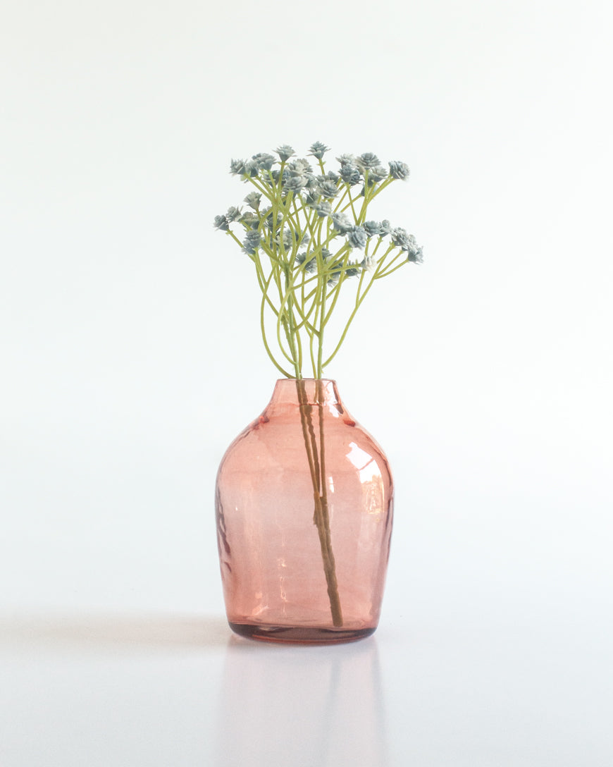 Haley Handblown Hammered Bud Vase-0