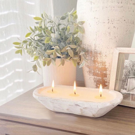 Farmhouse Dough Bowl Candle Scent Fresh Linen-0