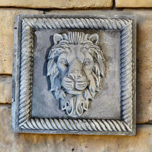 Noble Lion Head Wall Plaque (12" x 12")-0