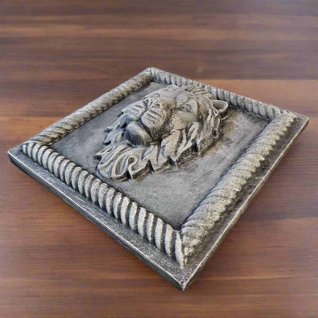 Noble Lion Head Wall Plaque (12" x 12")-2