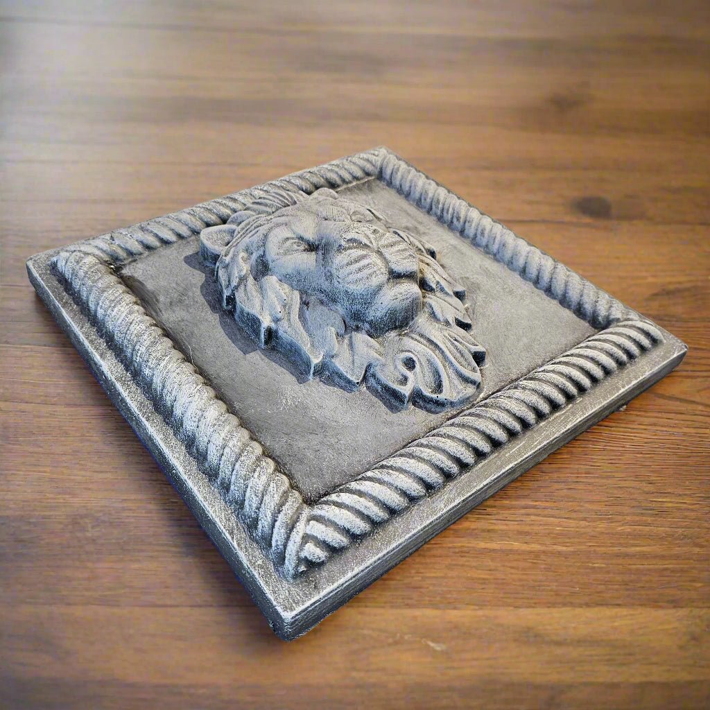 Noble Lion Head Wall Plaque (12" x 12")-1