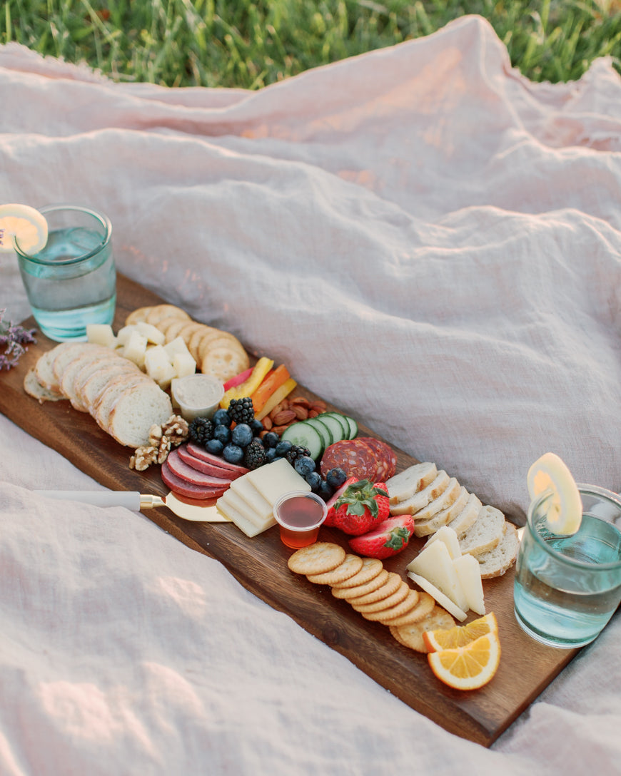 24" Acacia Wood Serving Board-2