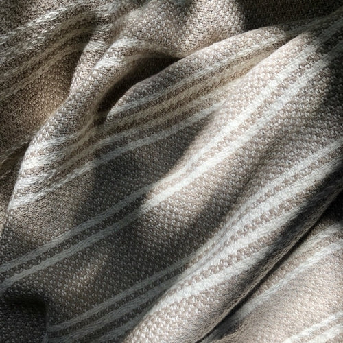 Chunky Woven Stripe Turkish Throw