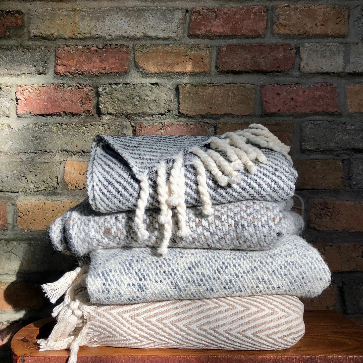 Cozy Chevron Turkish Throw